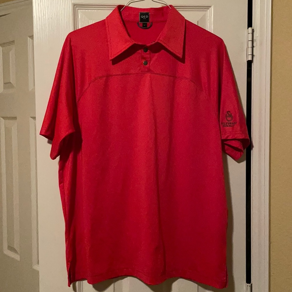 Red Golf polyester polo